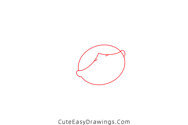 how to draw a girl with a balloon - www.cuteeasydrawings.com