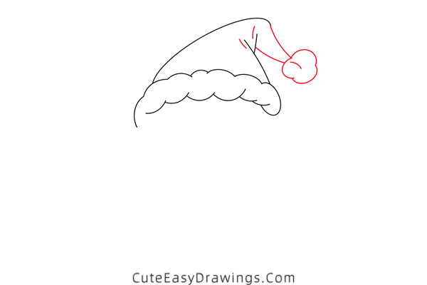 how to draw cartoon santa claus - www.cuteeasydrawings.com