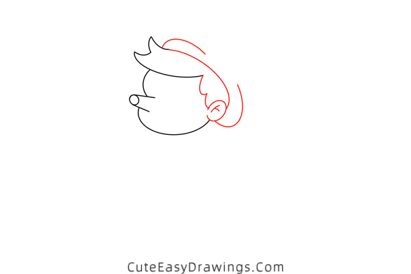 how to draw pinocchio - www.cuteeasydrawings.com