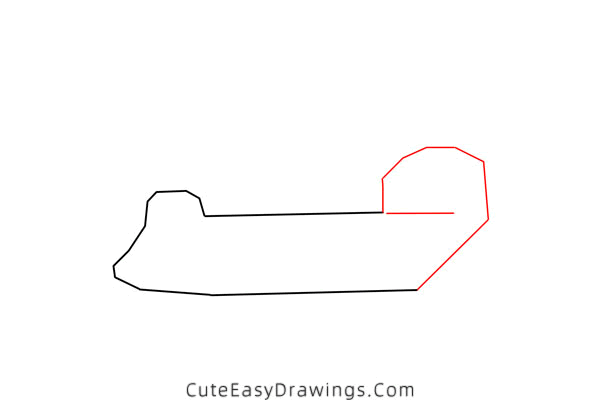 how to draw a military helicopter - www.cuteeasydrawings.com