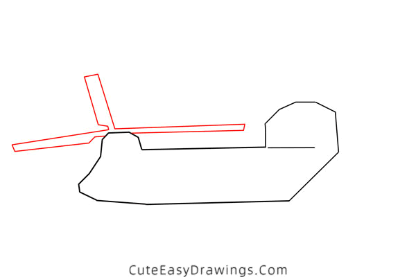 how to draw a military helicopter - www.cuteeasydrawings.com