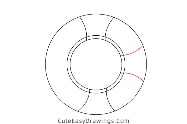 how to draw a swim ring - www.cuteeasydrawings.com