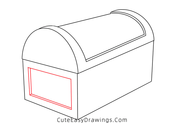 how to draw a treasure chest - www.cuteeasydrawings.com