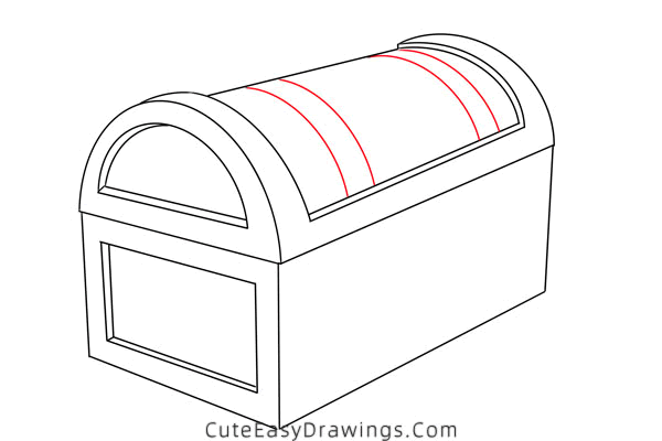 how to draw a treasure chest - www.cuteeasydrawings.com