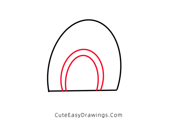 how to draw a christmas robin - www.cuteeasydrawings.com