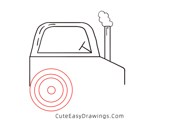 how to draw a bulldozer - www.cuteeasydrawings.com