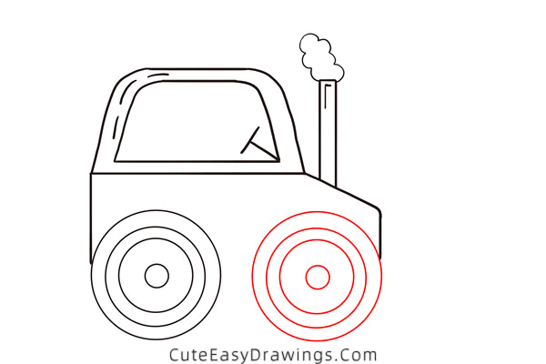 how to draw a bulldozer - www.cuteeasydrawings.com