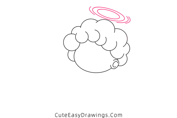 how to draw an angel - www.cuteeasydrawings.com