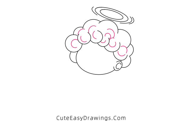 how to draw an angel - www.cuteeasydrawings.com