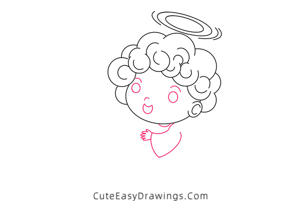 how to draw an angel - www.cuteeasydrawings.com