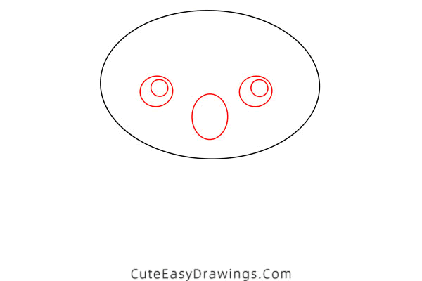 how to draw a koala - www.cuteeasydrawings.com