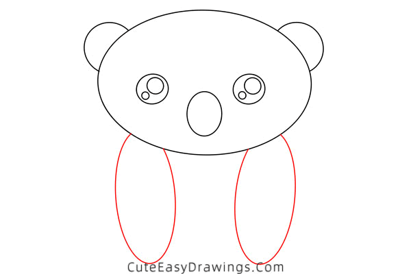 how to draw a koala - www.cuteeasydrawings.com