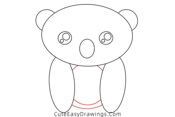 how to draw a koala - www.cuteeasydrawings.com