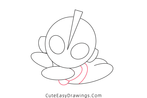 how to draw ultraman - www.cuteeasydrawings.com