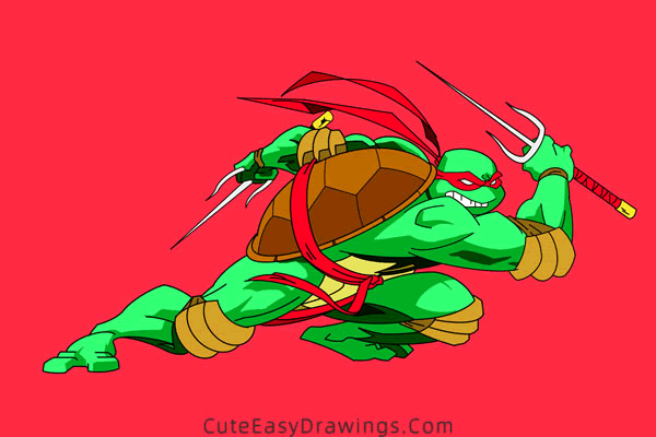 how to draw raphael - www.cuteeasydrawings.com