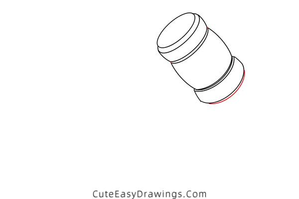 how to draw a judge mallet - www.cuteeasydrawings.com