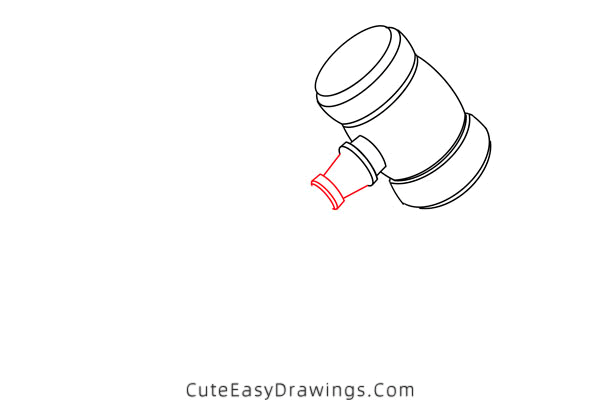 how to draw a judge mallet - www.cuteeasydrawings.com