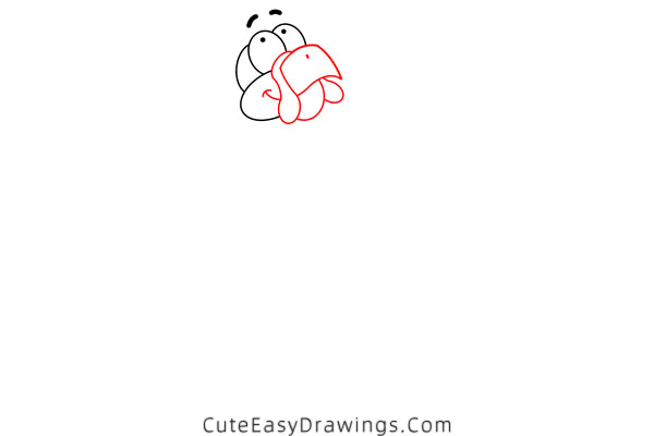 how to draw a turkey - www.cuteeasydrawings.com