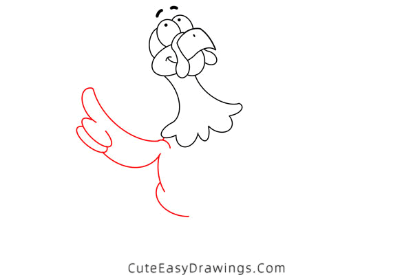 how to draw a turkey - www.cuteeasydrawings.com