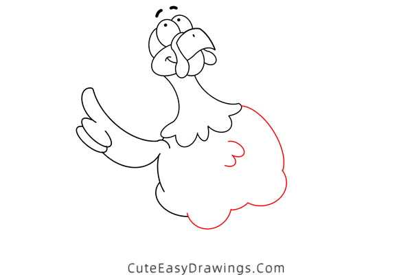 how to draw a turkey - www.cuteeasydrawings.com