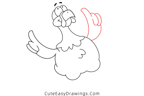 how to draw a turkey - www.cuteeasydrawings.com