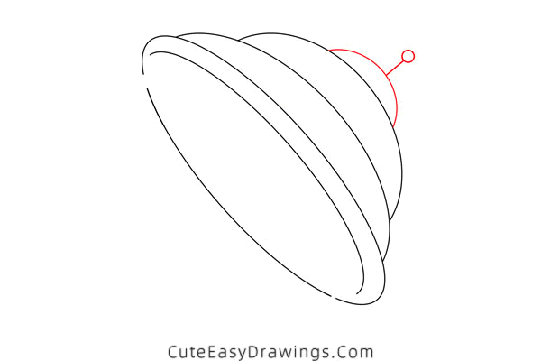 how to draw a ufo easy - www.cuteeasydrawings.com