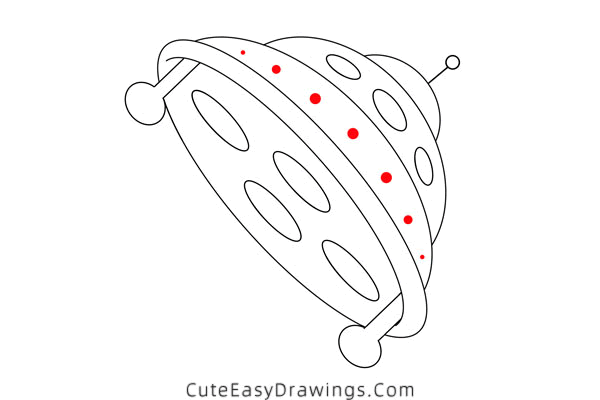 how to draw a ufo easy - www.cuteeasydrawings.com