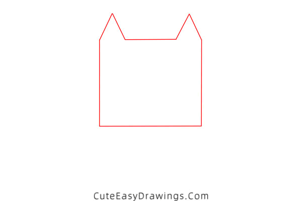 how to draw lego batman - www.cuteeasydrawings.com