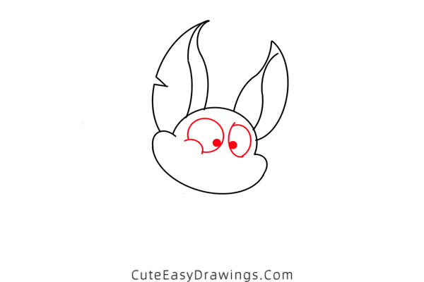 how to draw a bat - www.cuteeasydrawings.com