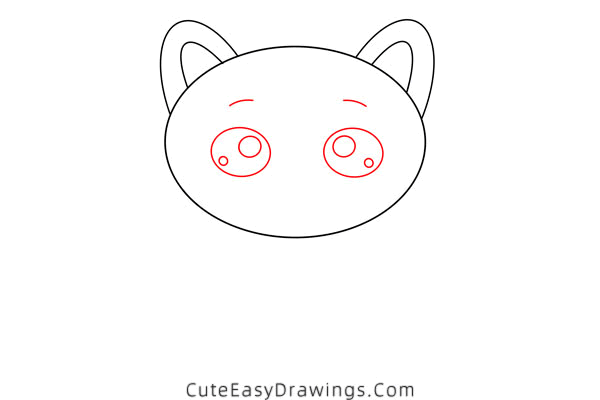 how to draw a cat - www.cuteeasydrawings.com