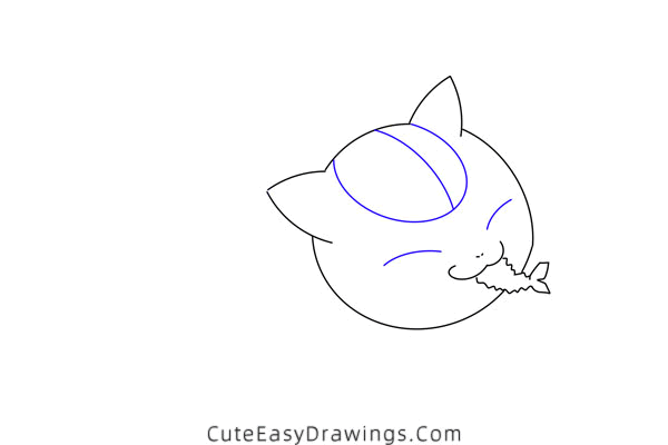 how to draw madara from natsume yuujinchou - www.cuteeasydrawings.com