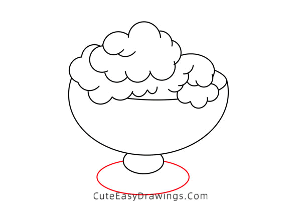 how to draw a bowl of ice cream - www.cuteeasydrawings.com