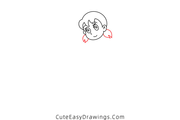 how to draw shizuka minamoto - www.cuteeasydrawings.com