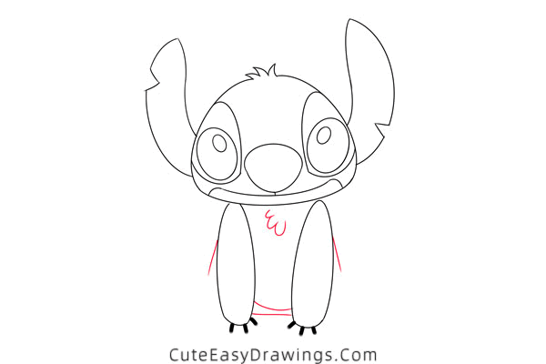 How to Draw Stitch Easy Step by Step - Cute Easy Drawings