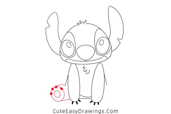 How to Draw Stitch Easy Step by Step - Cute Easy Drawings