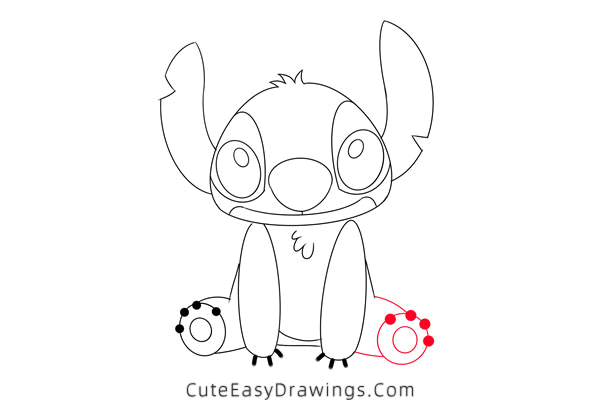 how to draw stitch easy - www.cuteeasydrawings.com