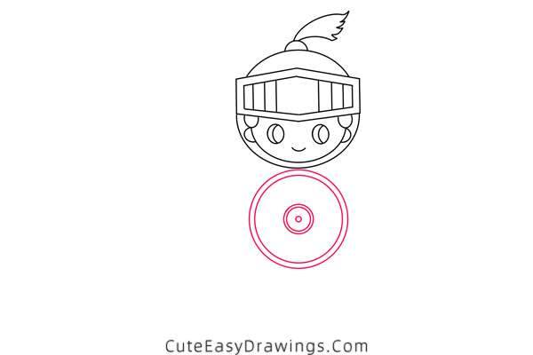 how to draw a knight - www.cuteeasydrawings.com