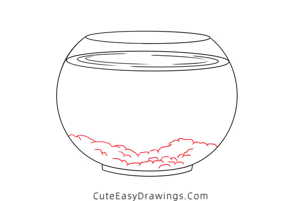 how to draw a fish tank - www.cuteeasydrawings.com