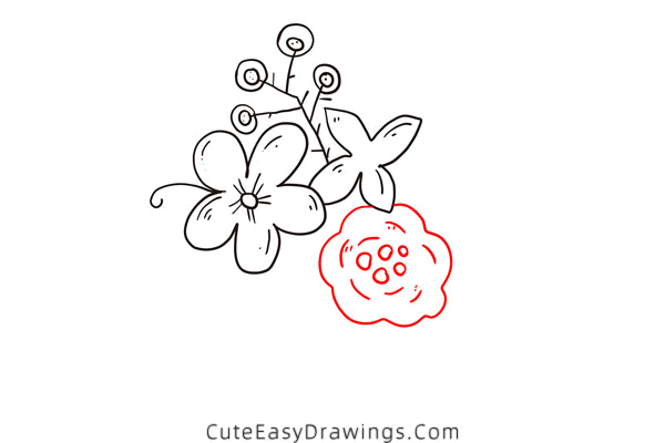 how to draw flowers - www.cuteeasydrawings.com