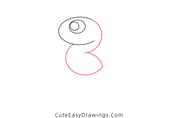 how to draw a snake - www.cuteeasydrawings.com