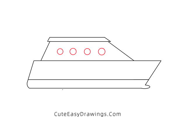 how to draw a yacht - www.cuteeasydrawings.com