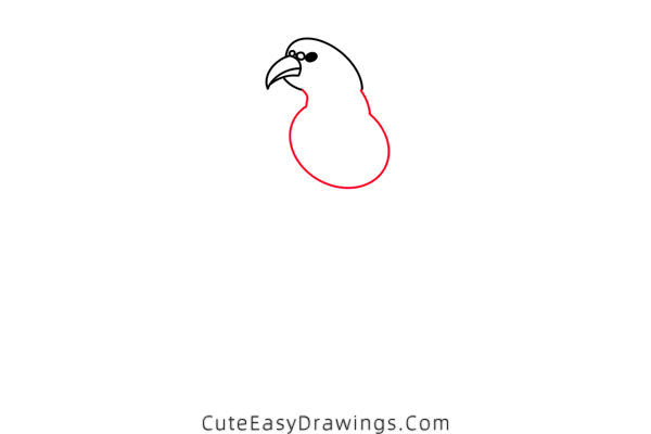 how to draw a pheasant - www.cuteeasydrawings.com