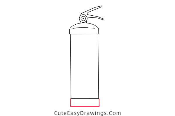 how to draw a fire extinguisher - www.cuteeasydrawings.com