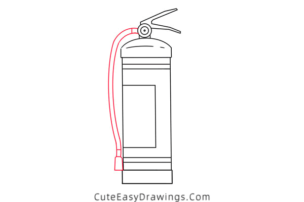 how to draw a fire extinguisher - www.cuteeasydrawings.com