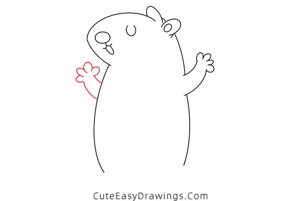 how to draw a gerbil - www.cuteeasydrawings.com