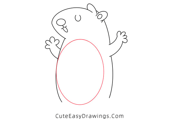 how to draw a gerbil - www.cuteeasydrawings.com