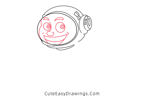 how to draw an astronaut - www.cuteeasydrawings.com