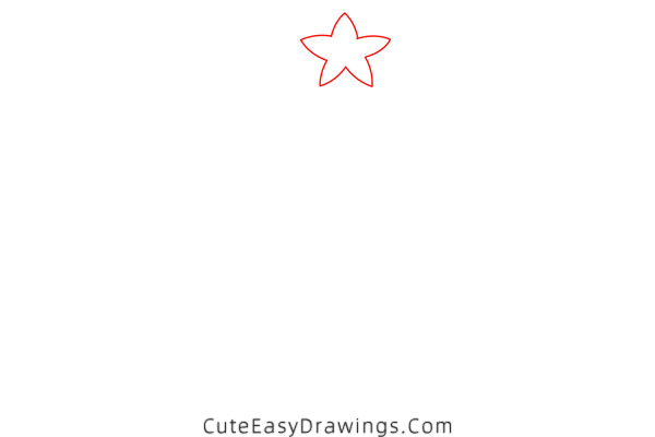 how to draw a christmas tree - www.cuteeasydrawings.com