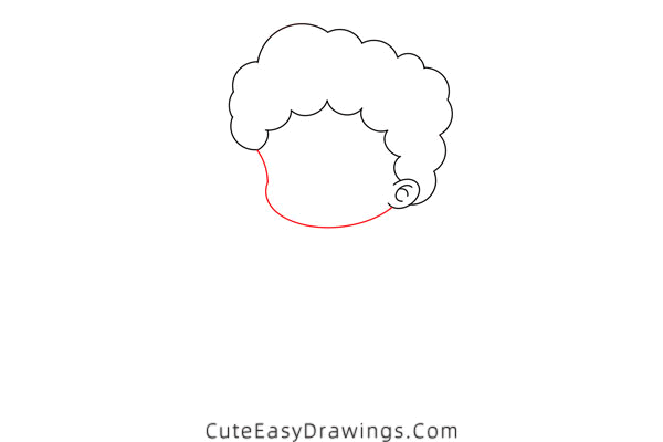 how to draw an african american boy - www.cuteeasydrawings.com