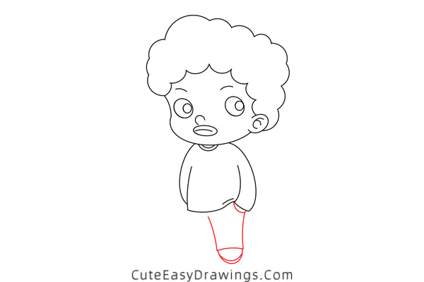 how to draw an african american boy - www.cuteeasydrawings.com